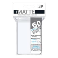 PRO-Matte Small Size Deck Protector sleeves (60 ct.) White